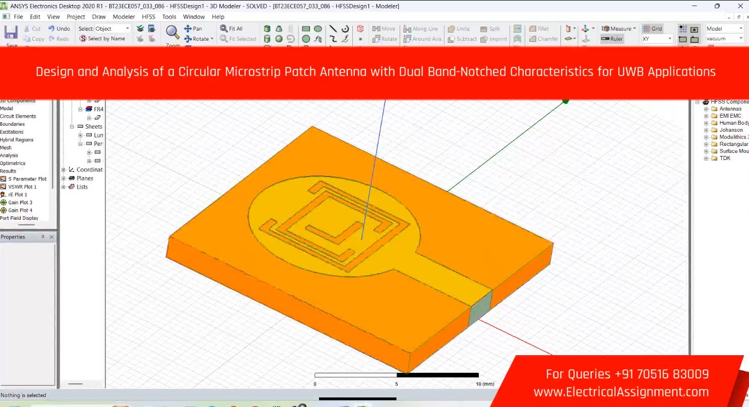 A New and Compact Wide-Band Microstrip Filter-Antenna Design for 2.4 GHz ISM Band and 4G applications screenshot 1
